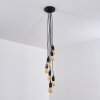 Suspension Hallabro Noir, 7 lumières