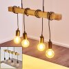 Suspension Barbengo Noir, 4 lumières