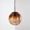 Suspension Degevos Brun, 1 lumière