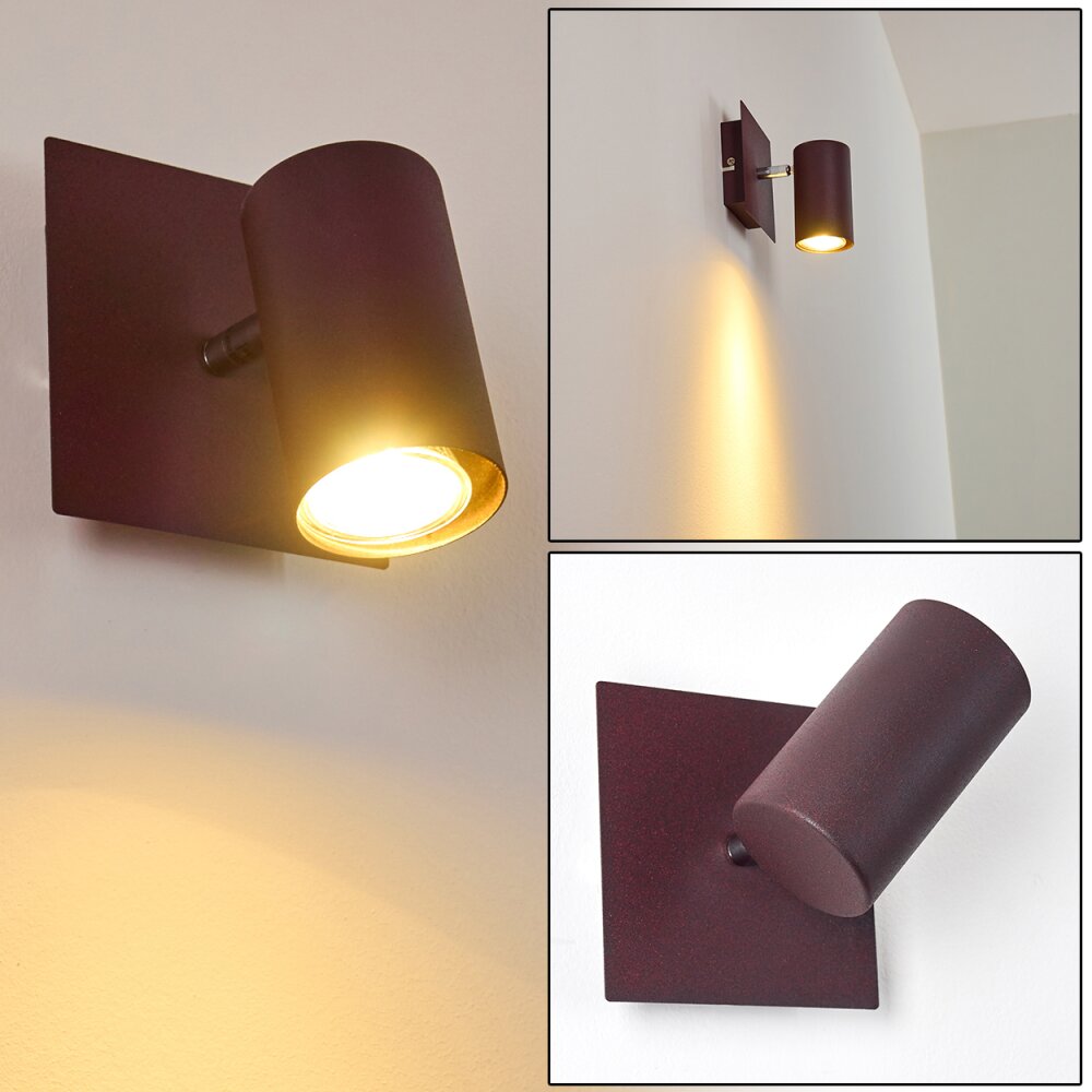Spot mural Zuoz Rouille, 1 lumière main product photo