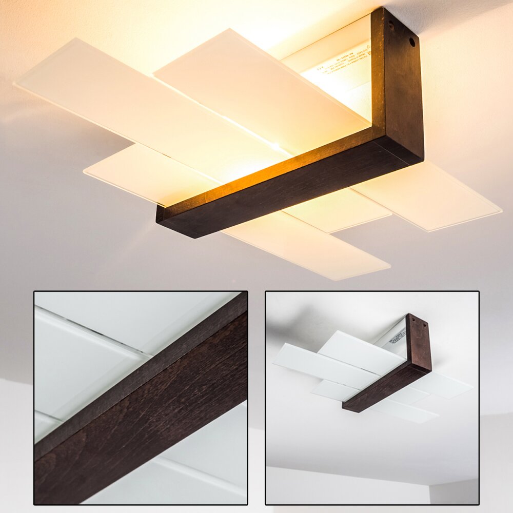 Plafonnier Lovikka Bois foncé, 1 lumière main product photo