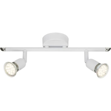 Spot de plafond Brilliant Loona LED Blanc, 2 lumières