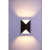 Applique extérieure Corozal LED Anthracite, Blanc, 2 lumières