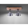 Applique murale / Plafonnier Leuchten Direkt Bois clair, 2 lumières
