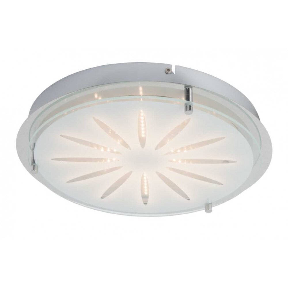 Applique murale / Plafonnier Brilliant Cathleen LED Chrome, 1 lumière main product photo