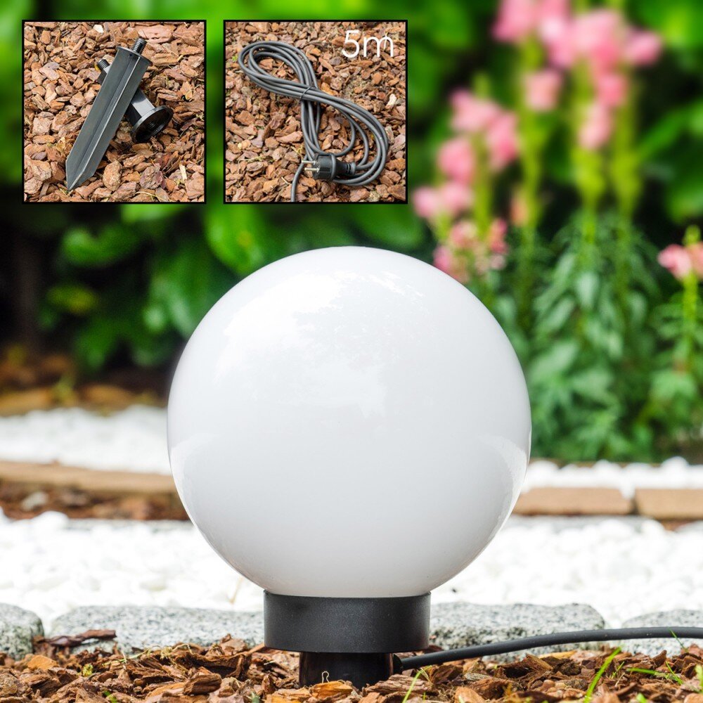 Boule lumineuse Miau Blanc, 1 lumière main product photo