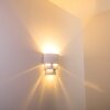 Applique murale Karatschi Blanc, 1 lumière