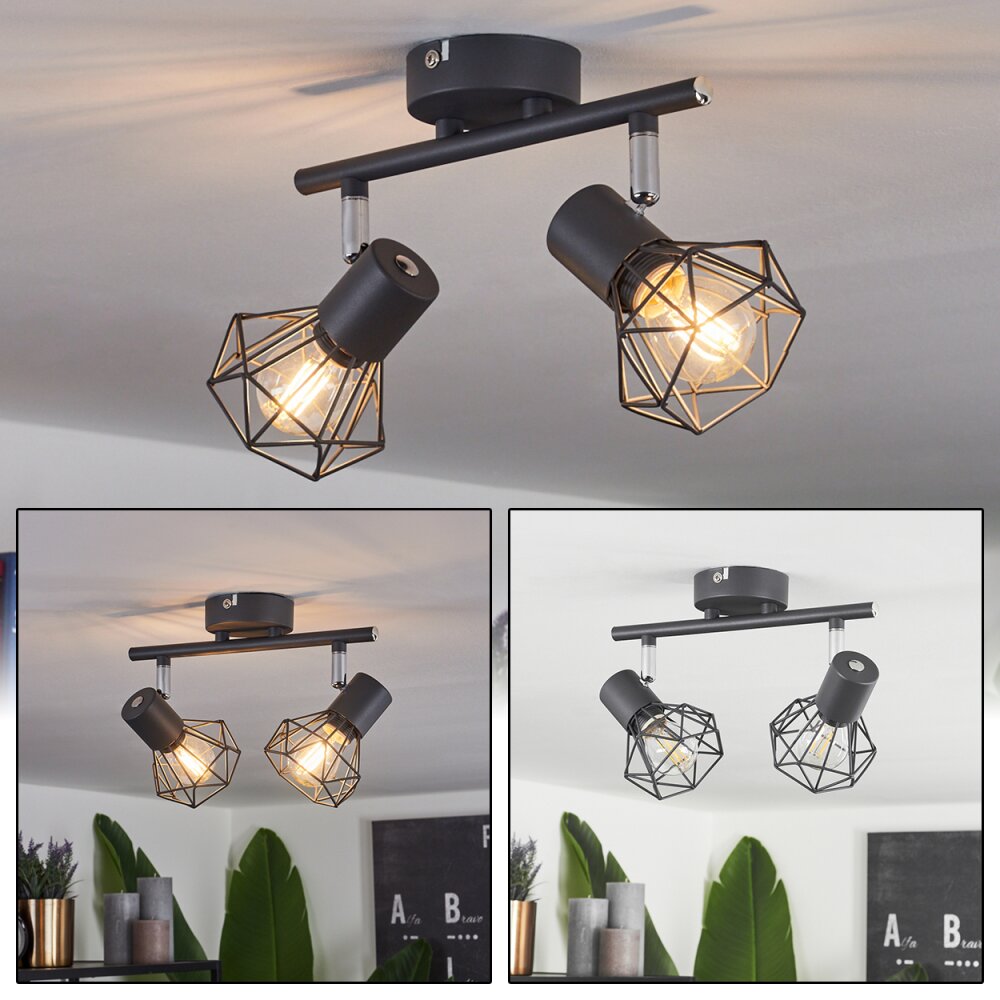 Plafonnier Gullspang Anthracite, 2 lumières main product photo