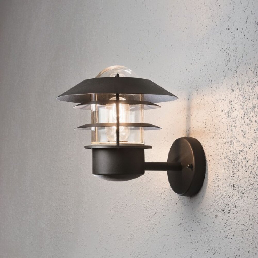 Applique murale Konstsmide Modena Noir, 1 lumière main product photo