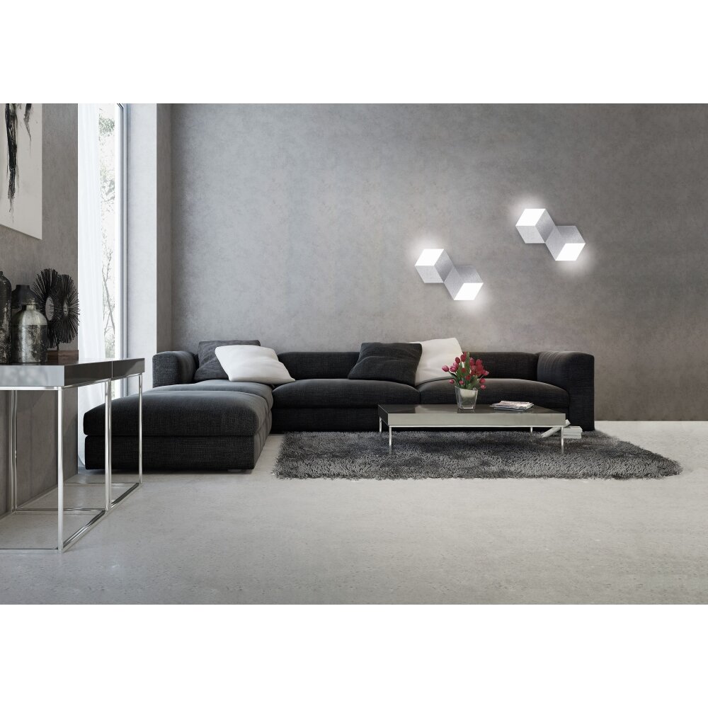Applique murale / Plafonnier Grossmann GEO LED Aluminium, 2 lumières main product photo