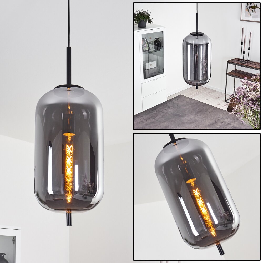Suspension Verbania Noir, 1 lumière main product photo