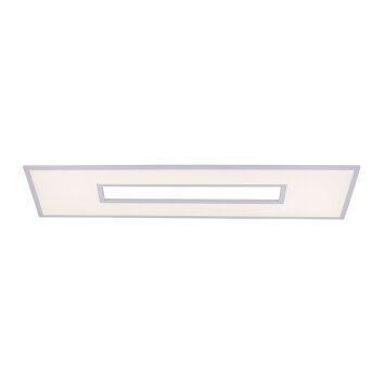 Plafonnier Leuchten-Direkt RECESS LED Blanc, 2 lumières, Télécommandes, Changeur de couleurs