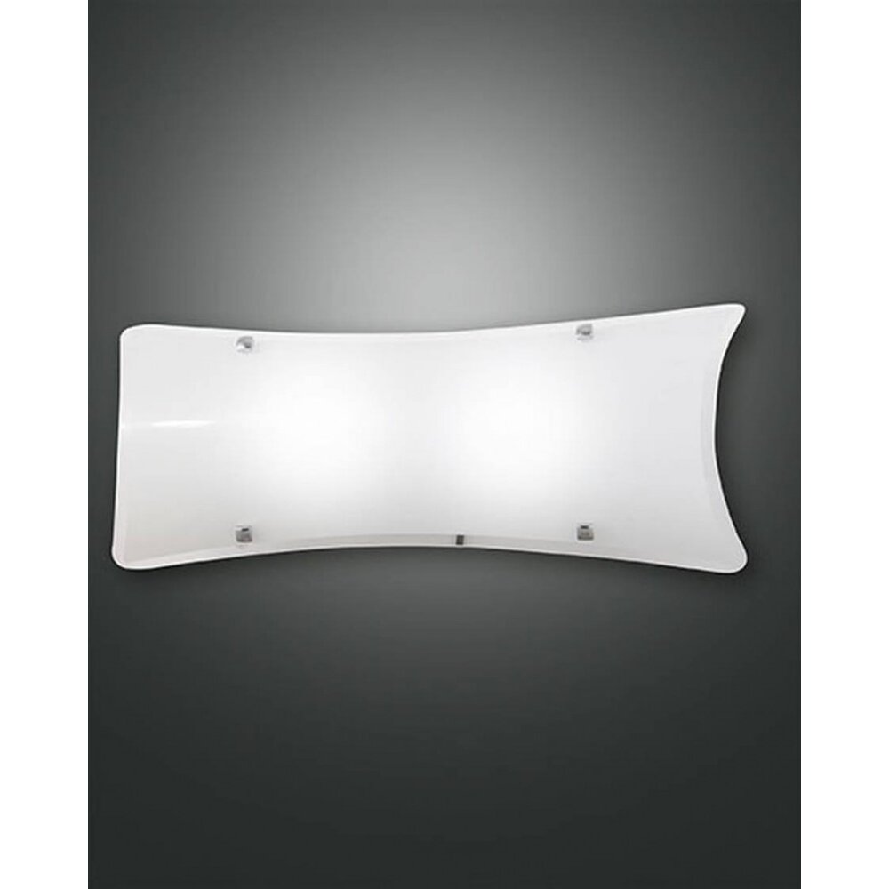 Applique Fabas Luce MILTON Chrome, 2 lumières main product photo