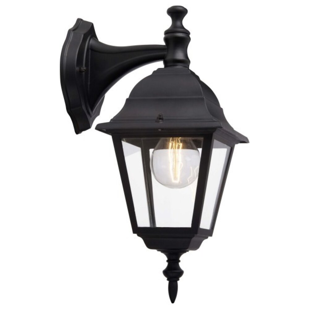 Applique murale d'extérieur Brilliant Newport Noir, 1 lumière main product photo