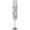 Lampadaire Brilliant Nerva Gris, Blanc, 2 lumières