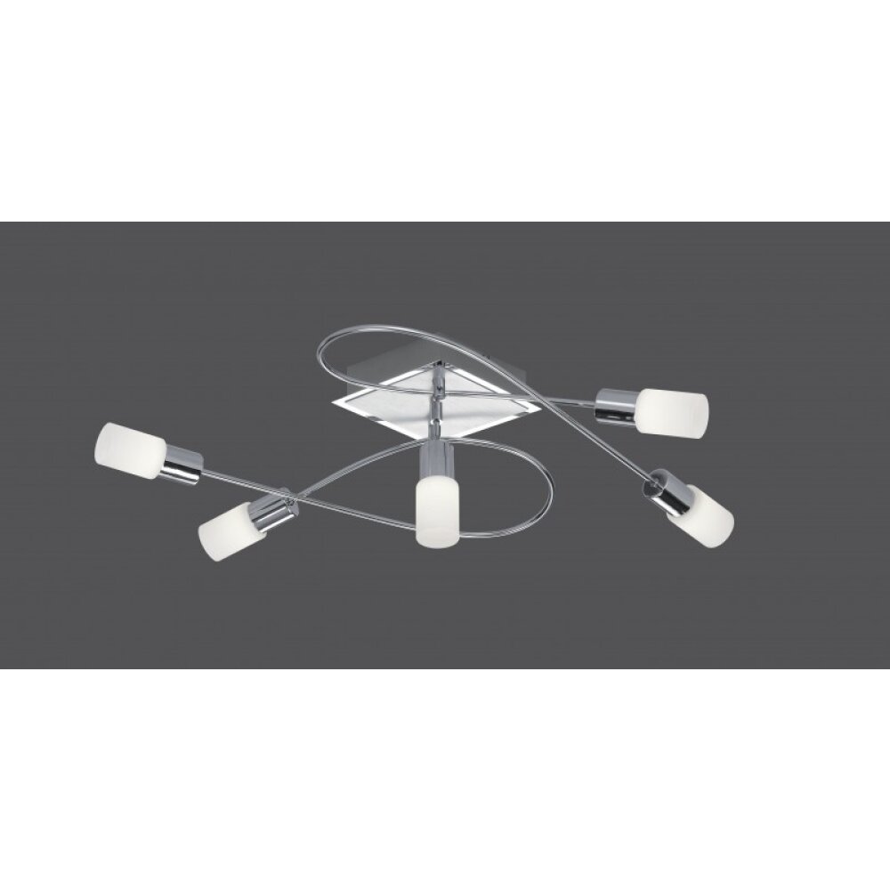 Plafonnier Trio 8214 LED Aluminium, Acier inoxydable, 5 lumières main product photo