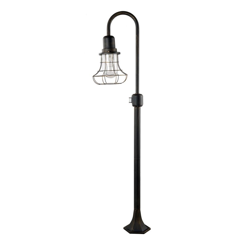 Lampadaire Lutec BIRD Brun, Brun doré, Or, 1 lumière, Détecteur de mouvement main product photo