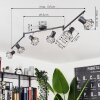 Plafonnier Gullspang Anthracite, 6 lumières