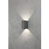 Applique murale Konstsmide Cremona LED Anthracite, 2 lumières