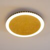 Plafonnier Aitrach LED Or, 1 lumière