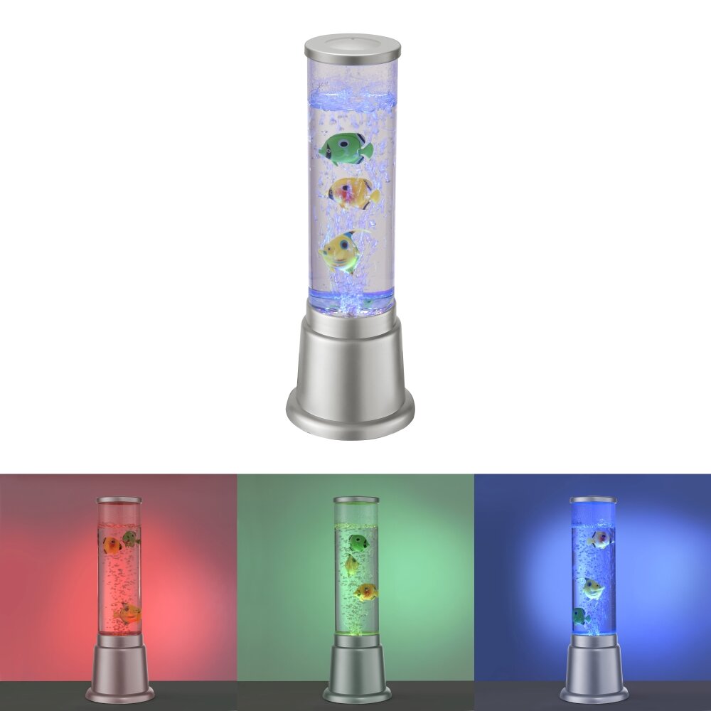 Colonne d'eau Leuchten-Direkt AVA LED Argenté, 1 lumière, Changeur de couleurs main product photo