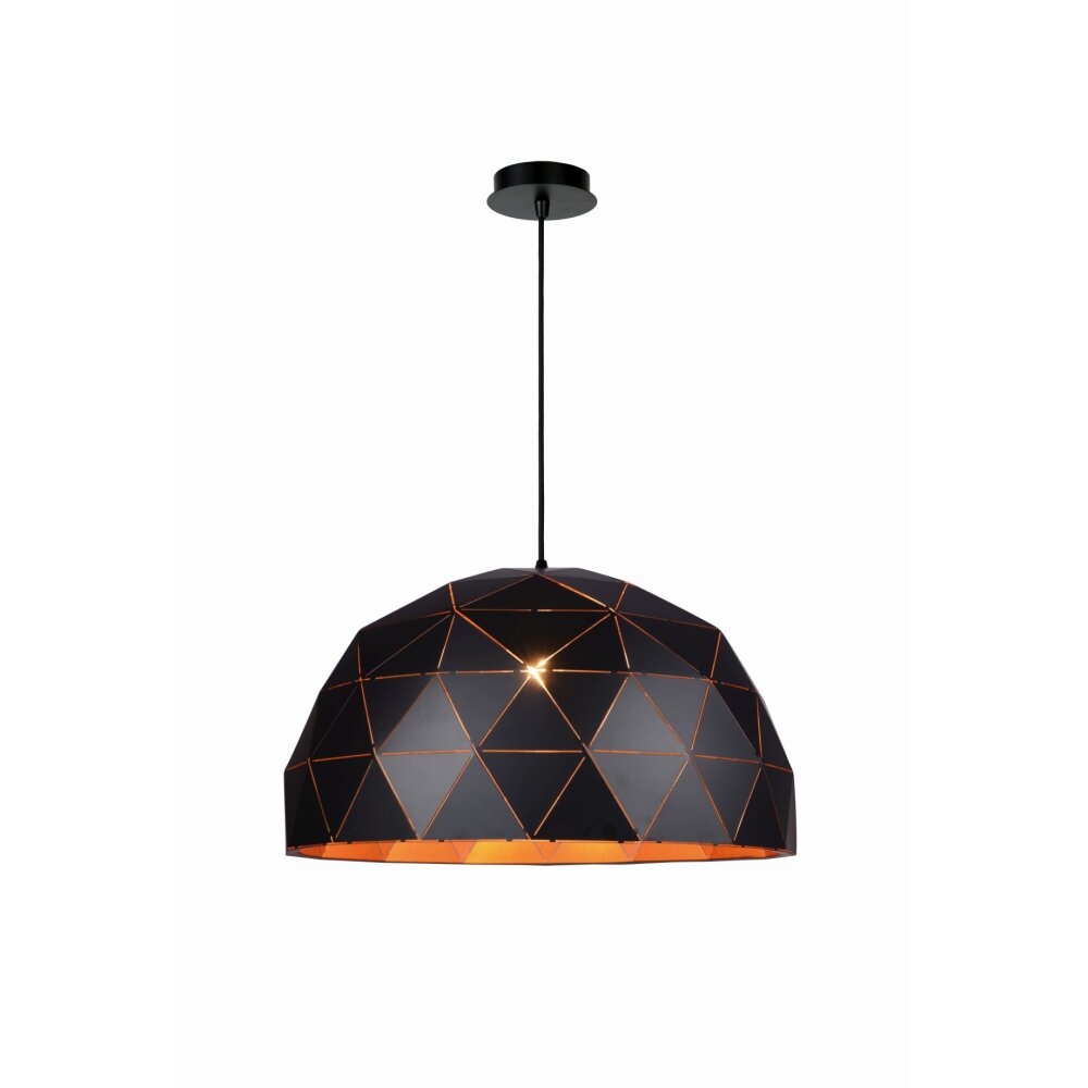 Suspension Lucide OTONA Noir, 3 lumières main product photo
