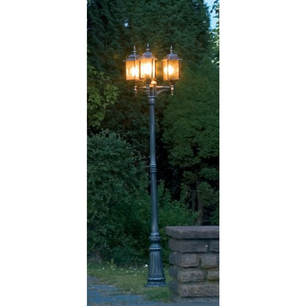 Lampadaire Konstsmide Milano Noir, 3 lumières main product photo