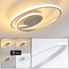 Plafonnier Leksund LED Argenté, 1 lumière Plafonnier Leksund LED Argenté, 1 lumière