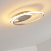 Plafonnier Leksund LED Argenté, 1 lumière