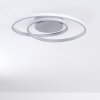 Plafonnier Leksund LED Argenté, 1 lumière Plafonnier Leksund LED Argenté, 1 lumière