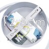 Plafonnier Leksund LED Argenté, 1 lumière Plafonnier Leksund LED Argenté, 1 lumière