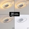 Plafonnier Leksund LED Argenté, 1 lumière Plafonnier Leksund LED Argenté, 1 lumière