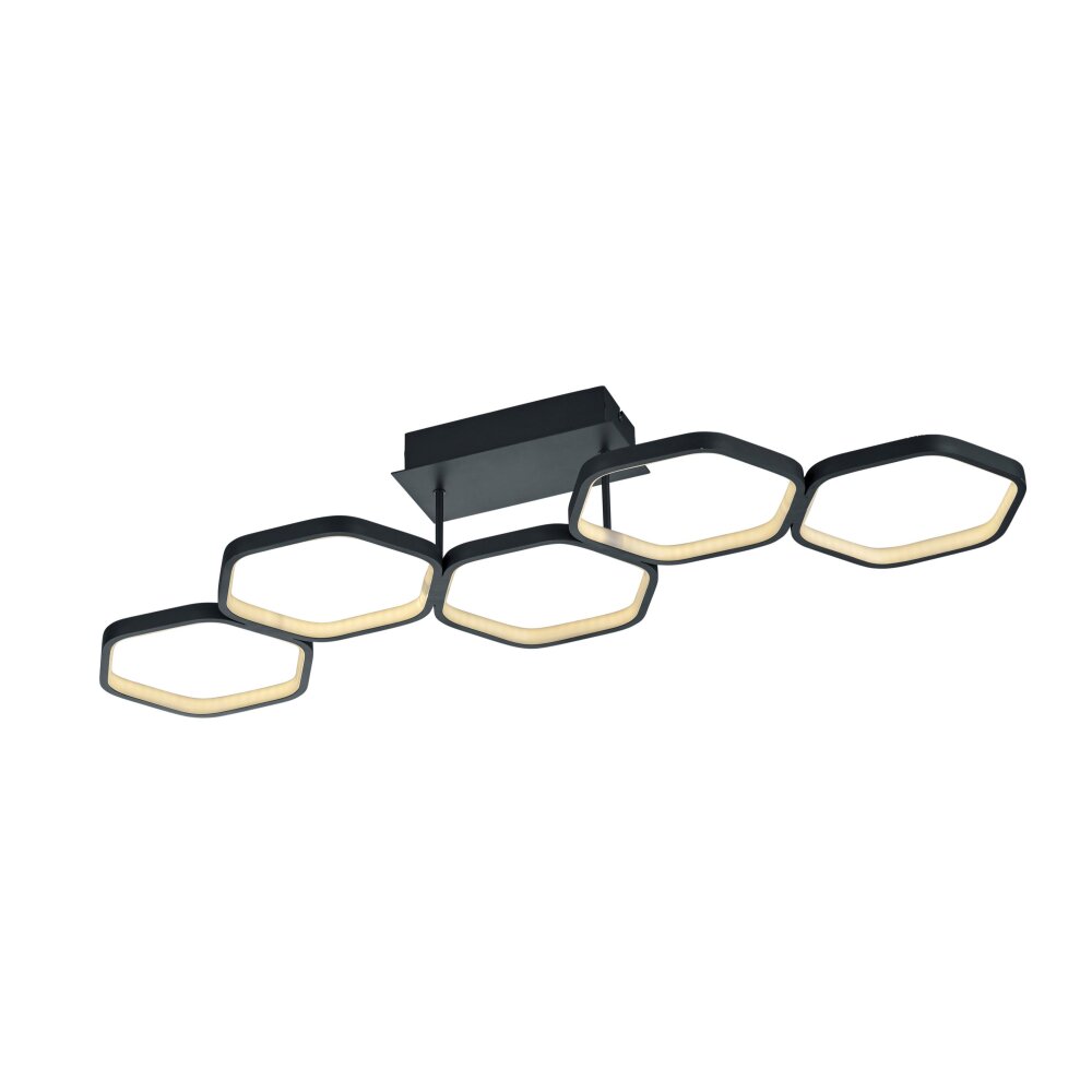 Plafonnier Reality Vigo LED Anthracite, 1 lumière main product photo