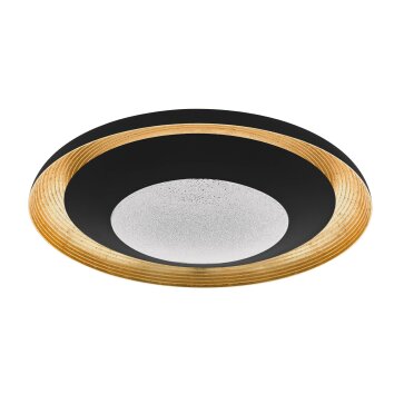 Applique murale / Plafonnier Eglo CANICOSA 2 LED Or, Noir, 1 lumière