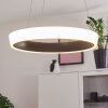 Plafonnier Mackay LED Anthracite, Blanc, 1 lumière, Télécommandes