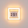 Numéro d'adresse éclairé Linna LED Blanc, 1 lumière