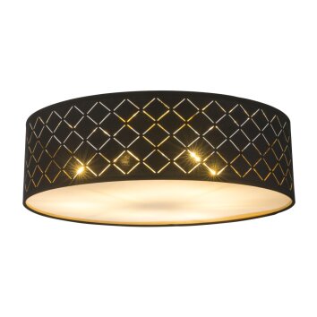 Plafonnier Globo CLARKE Nickel mat, 6 lumières