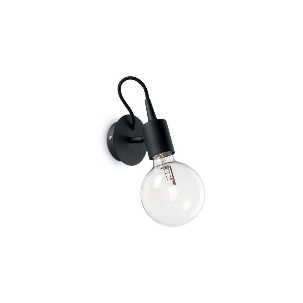 Applique murale Ideal Lux EDISON Noir, 1 lumière main product photo