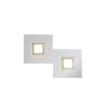 Plafonnier Grossmann KARREE LED Aluminium, Champagne, 2 lumières