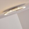 Plafonnier Aitrach LED Argenté, 1 lumière