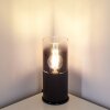 Lampe à poser Kuparuk Fumée, Noir, 1 lumière