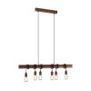 Suspension Eglo TOWNSHEND 4 Brun, 6 lumières