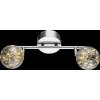 Plafonnier Globo XMAS LED Nickel mat, 2 lumières