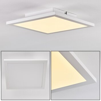 Plafonnier Barasat LED Blanc, 1 lumière