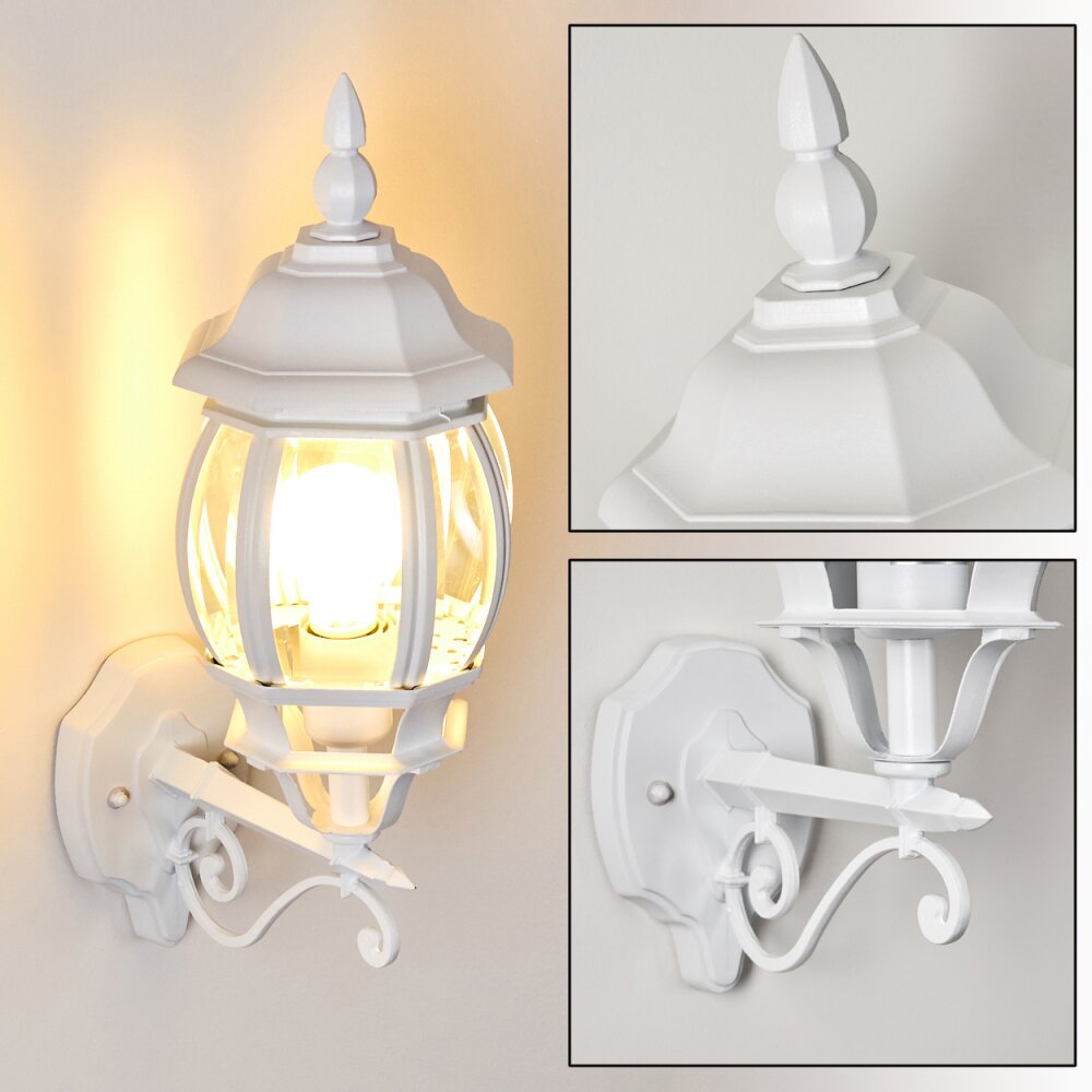 Applique murale d'extérieur Lentua Blanc, 1 lumière main product photo