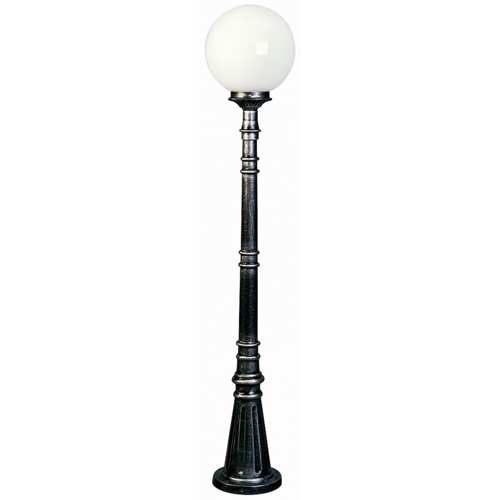Applique extérieure Albert 2014 Noir, Argenté, 1 lumière main product photo