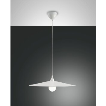 Suspension Fabas Luce Kasa Blanc, 1 lumière