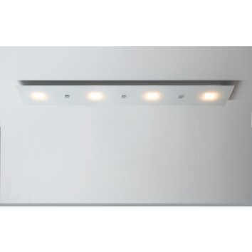 Plafonnier Escale Studio LED Blanc, 4 lumières
