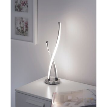 Lampe à poser Paul Neuhaus POLINA LED Acier inoxydable, 1 lumière