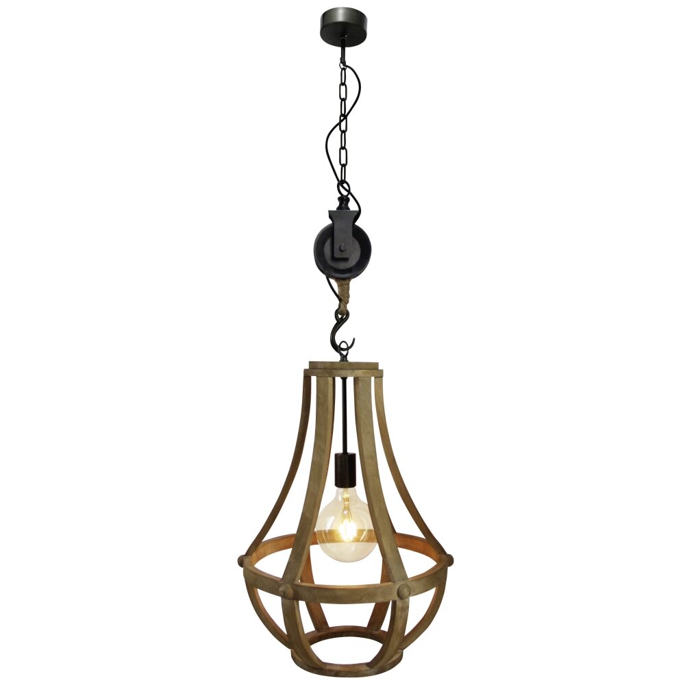 Suspension Brilliant Church Bois clair, 1 lumière main product photo